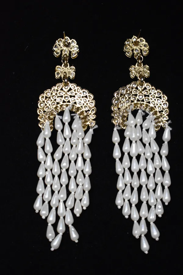 White_Alloy_Kundan_Pearl_Long_Earrings_For_Women_-_Pack_Of_2