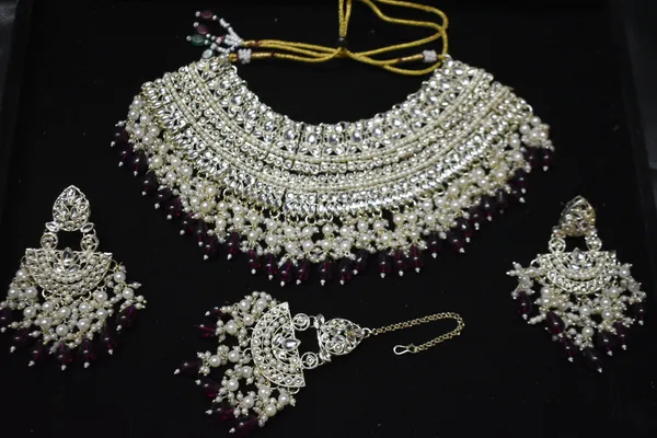 Wine_Alloy_Necklace_Set_For_Women