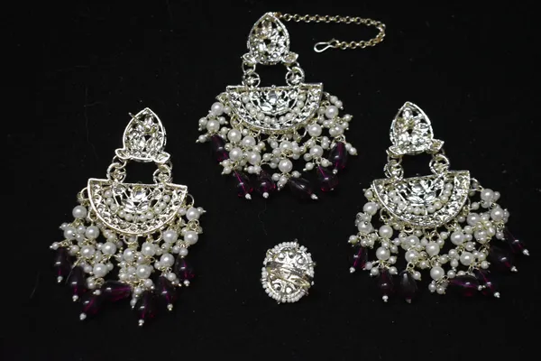 Wine_Alloy_Necklace_Set_For_Women