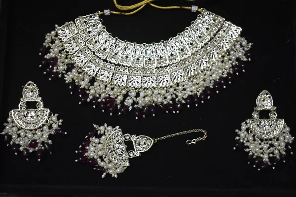 Wine_Alloy_Necklace_Set_For_Women