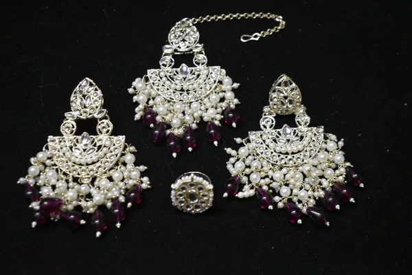 Wine_Alloy_Necklace_Set_For_Women