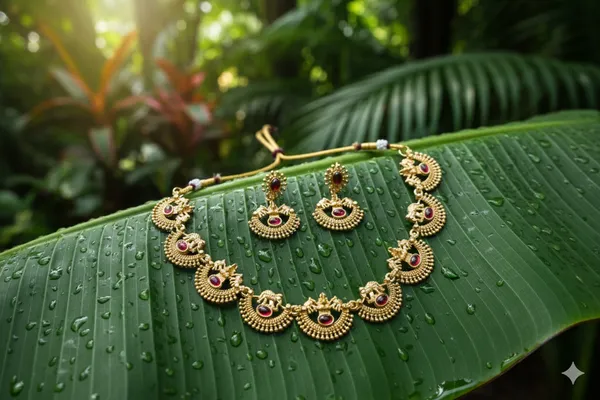 Red_Alloy_Temple_Necklace_Set_For_Women_-_Pack_Of_2