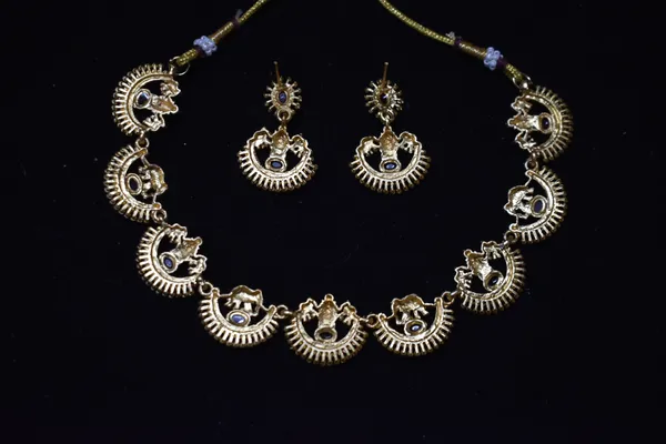 Red_Alloy_Temple_Necklace_Set_For_Women_-_Pack_Of_2