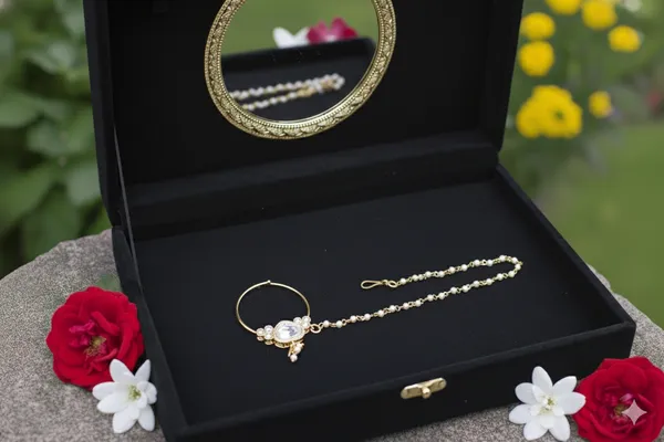 White_Alloy_Bridal_Choker_Set_With_Mathapatti_For_Women