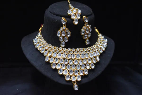 White_Alloy_Necklace_Set_For_Women_-_Pack_Of_2