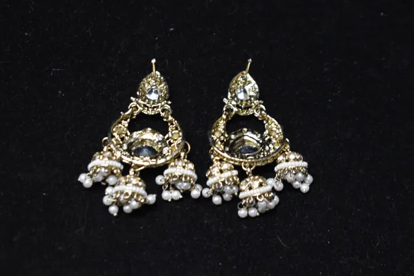 White_Alloy_Earrings_For_Women