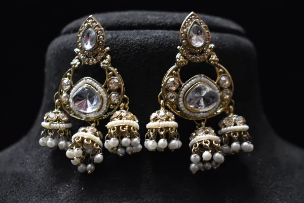 White_Alloy_Earrings_For_Women