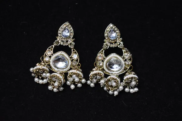 White_Alloy_Earrings_For_Women