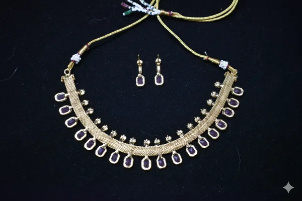 Red_Alloy_Ruby_Choker_Set_For_Women
