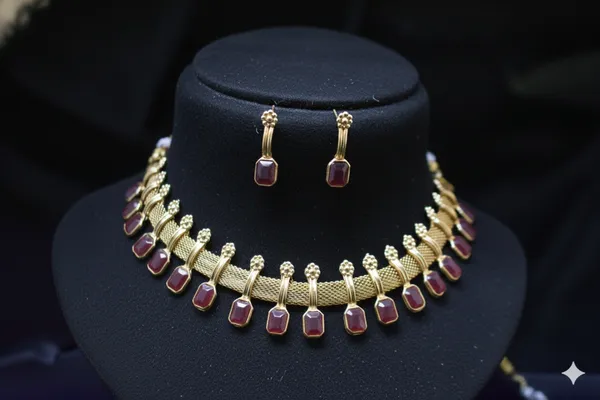 Red_Alloy_Ruby_Choker_Set_For_Women