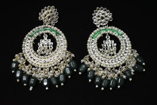 Green_Alloy_Kundan_Bead_Hoop_Earrings_For_Women