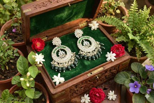 Green_Alloy_Kundan_Bead_Hoop_Earrings_For_Women