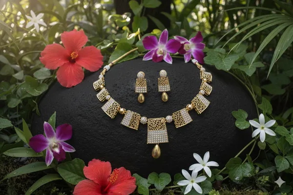 White_Alloy_Studded_Designer_Choker_Set_For_Women