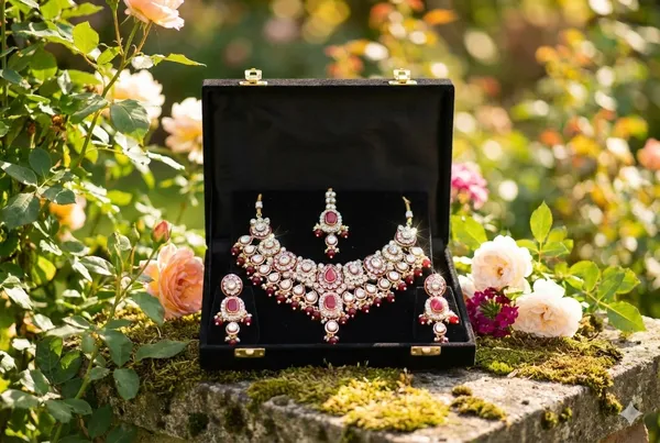 Maroon_Alloy_Meenakari_Bridal_Choker_Set_With_Mangtika_For_Women