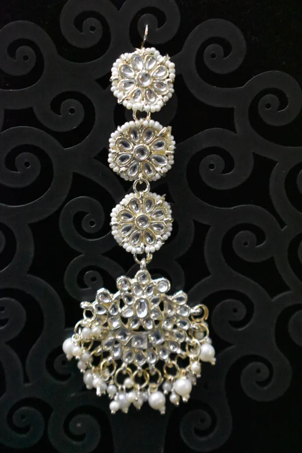 White_Alloy_Mang_Tikka_For_Women_-_Pack_Of_3