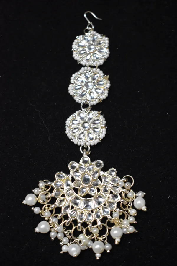 White_Alloy_Mang_Tikka_For_Women_-_Pack_Of_3