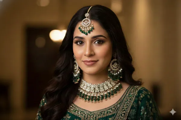 Green_Alloy_Diamond_Studded_Beaded_Bridal_Choker_Set_With_Mangtika_For_Women