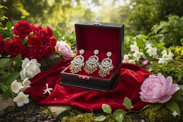 Peach_Alloy_Bridal_Choker_Set_With_Mangtika_For_Women