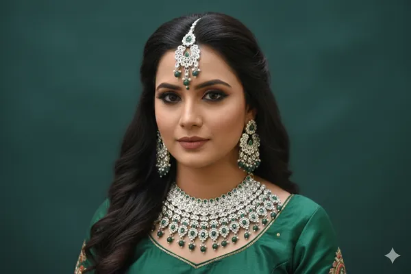 Green_Alloy_Bridal_Kundan_Necklace_Set_For_Women