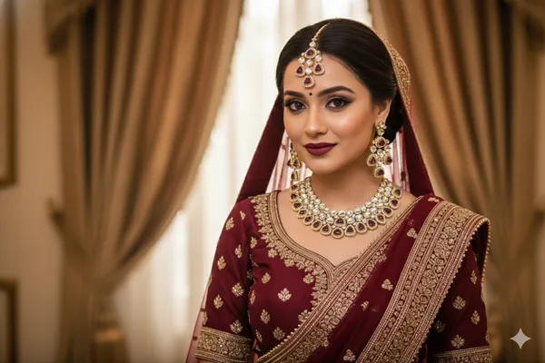 Wine_Alloy_Kundan_Bridal_Choker_Set_With_Mangtika_For_Women