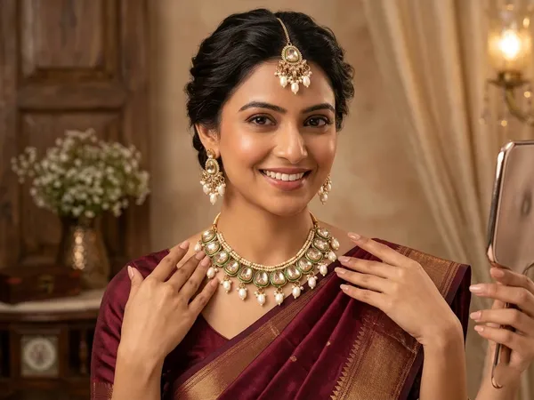 Green_Alloy_Kundan_Bead_Choker_Set_For_Women