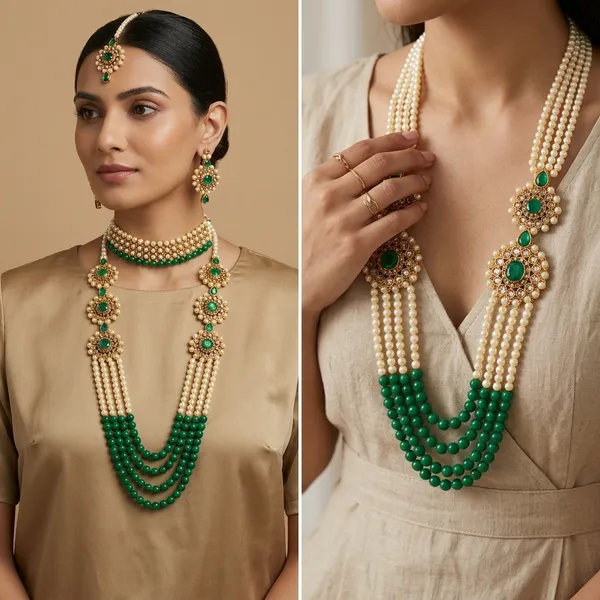 Gold_Plated_Long_Pearl_Necklace_Set