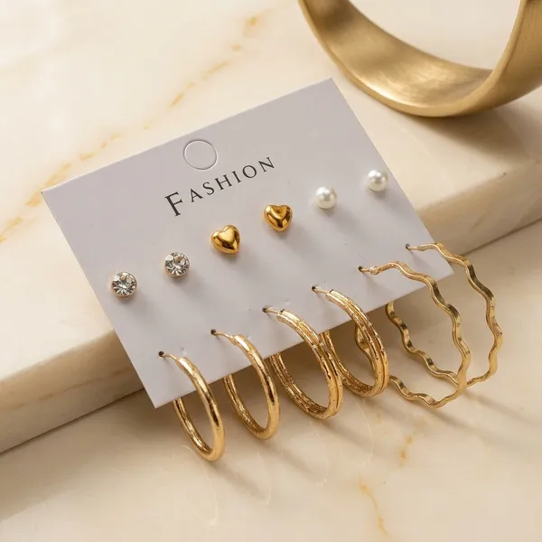 Gold_Stainless_Steel_Stud_Hoop_Earrings_Set_Of_6_For_Women_1018
