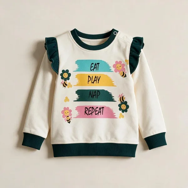 Black_&_White_Cotton_Terry_Sweatshirt_For_Girls