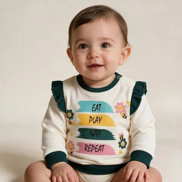 Black_&_White_Cotton_Terry_Sweatshirt_For_Girls