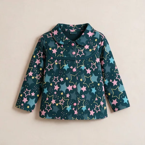 Navy_Cotton_Fleece_Jacket_For_Girls