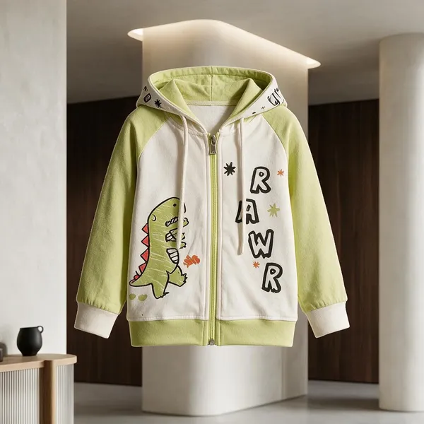 Beige_&_Neon_Cotton_Single_Jersey_Sweatshirt_For_Boys