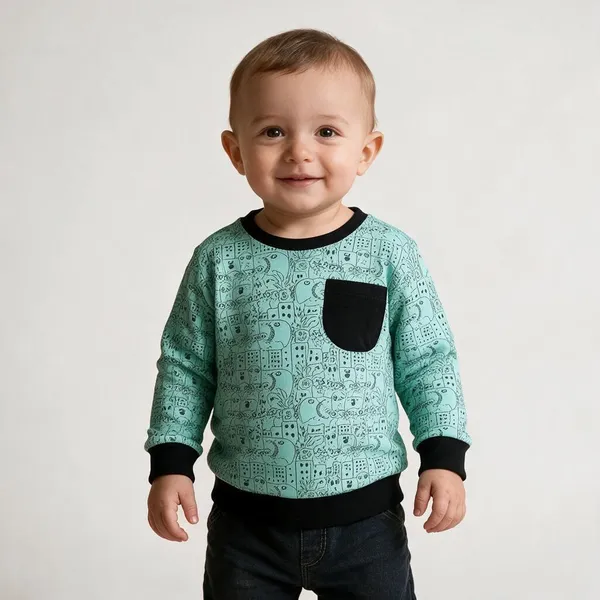 Blue_&_Black_Cotton_Fleece_Sweatshirt_For_Boys