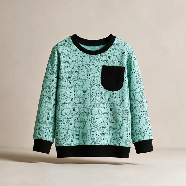 Blue_&_Black_Cotton_Fleece_Sweatshirt_For_Boys