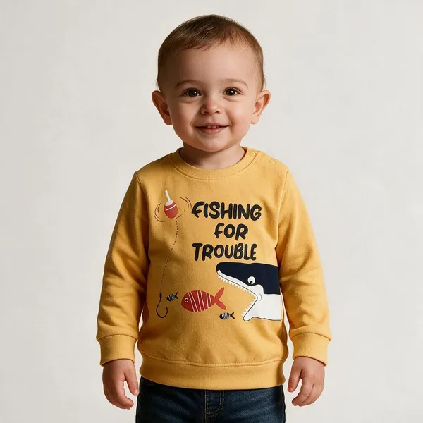 Banana_Cream_Cotton_Terry_Sweatshirt_For_Unisex