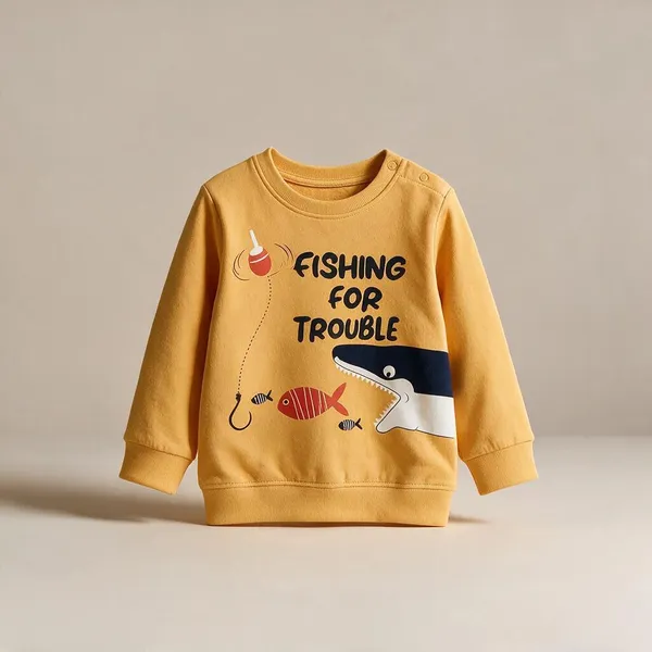 Banana_Cream_Cotton_Terry_Sweatshirt_For_Unisex