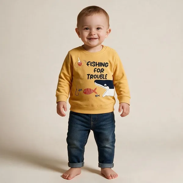Banana_Cream_Cotton_Terry_Sweatshirt_For_Unisex