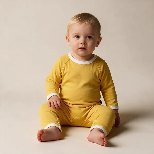 Gold_Cotton_Interlock_Romper_For_Unisex