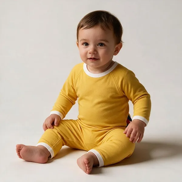 Gold_Cotton_Interlock_Romper_For_Unisex