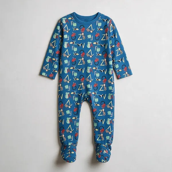 Royal_Blue_Cotton_Interlock_Romper_For_Boys