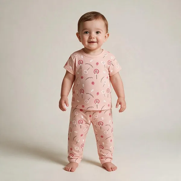 Peach_Cotton_Single_Jersey_Nightsuit_For_Girls