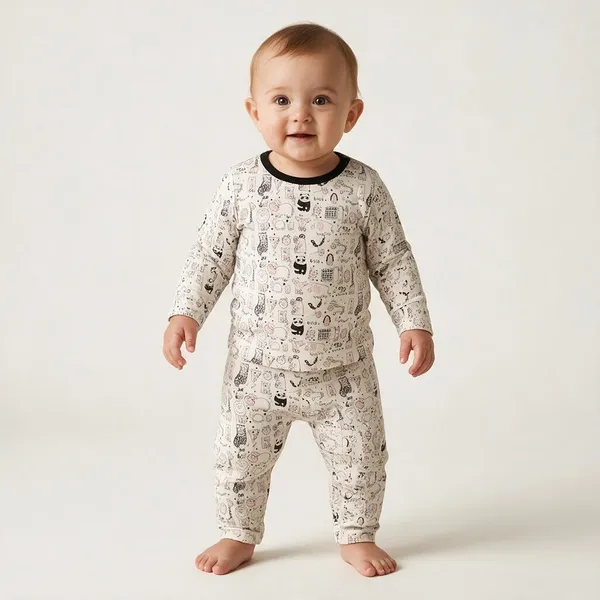 White_Cotton_Single_Jersey_Nightsuit_For_Girls
