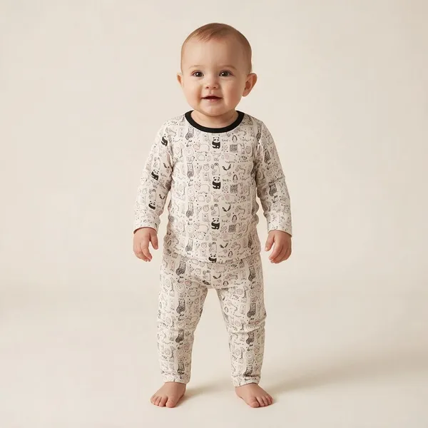 White_Cotton_Single_Jersey_Nightsuit_For_Girls