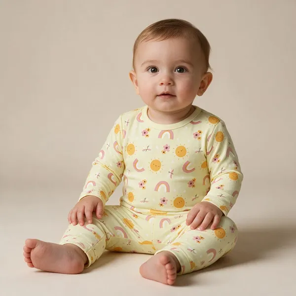 Lime_Green_Cotton_Interlock_Nightsuit_For_Unisex