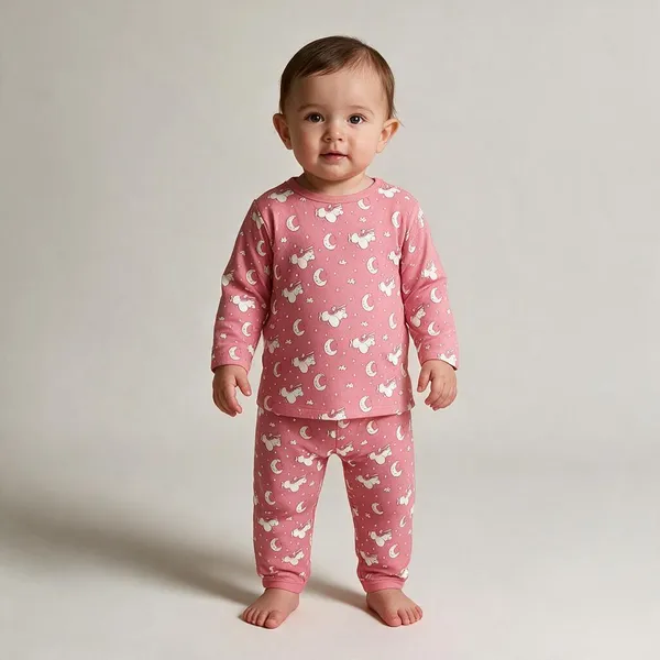 Pink_Cotton_Single_Jersey_Nightsuit_For_Girls