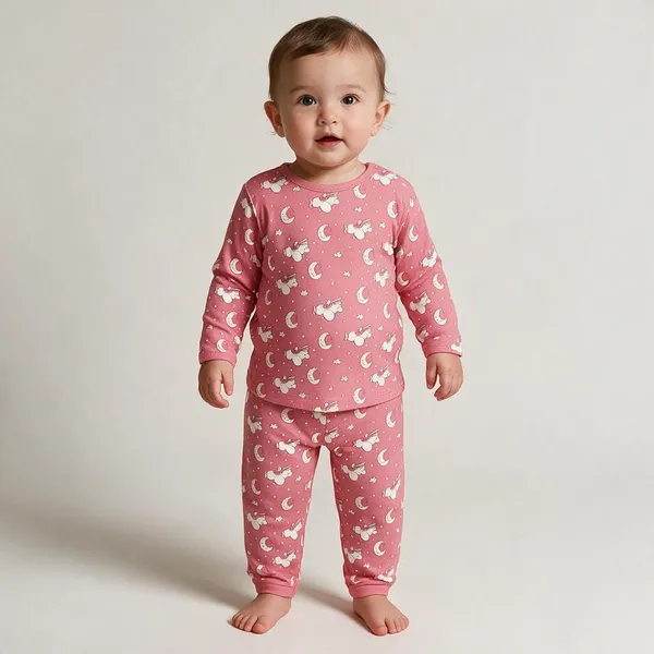 Pink_Cotton_Single_Jersey_Nightsuit_For_Girls