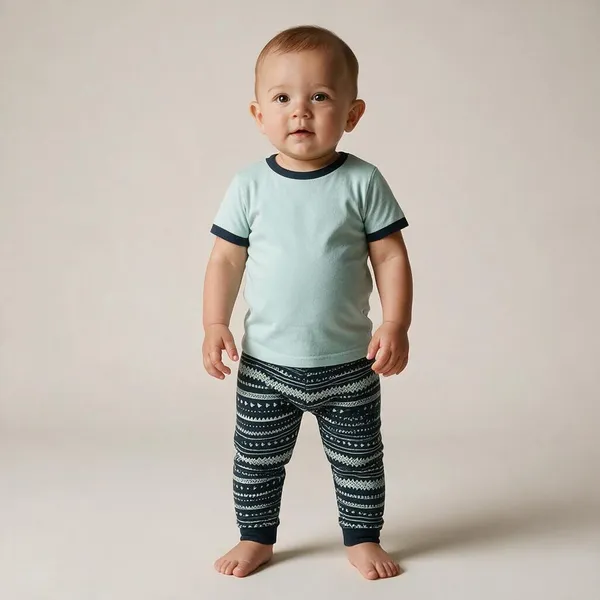 Mint_&_Navy_Cotton_Single_Jersey_Nightsuit_For_Boys