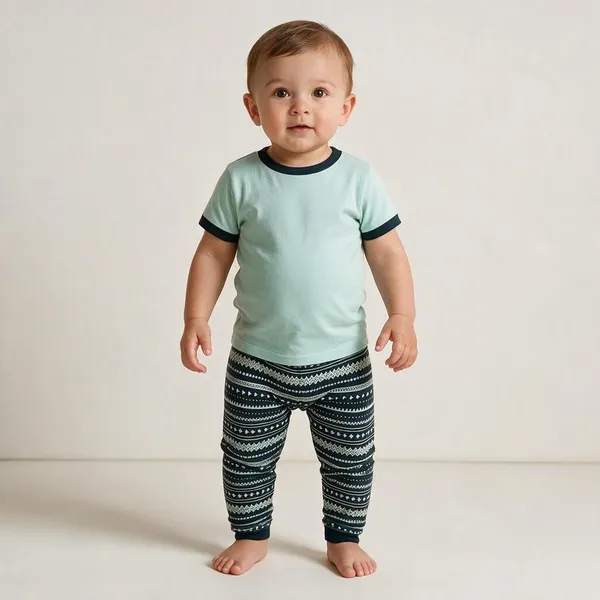 Mint_&_Navy_Cotton_Single_Jersey_Nightsuit_For_Boys