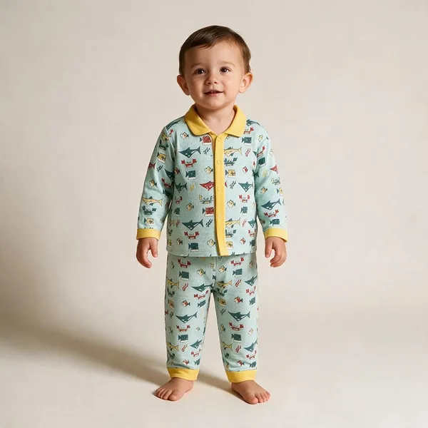 Green_Cotton_Single_Jersey_Nightsuit_For_Boys
