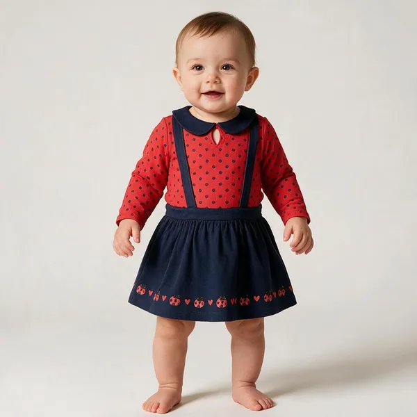 Red_Cotton_Single_Jersey_Dress_For_Girls