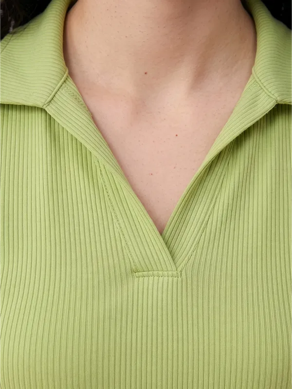 Lime_Green_Ribbed_Notched_Polo_T_Shirt